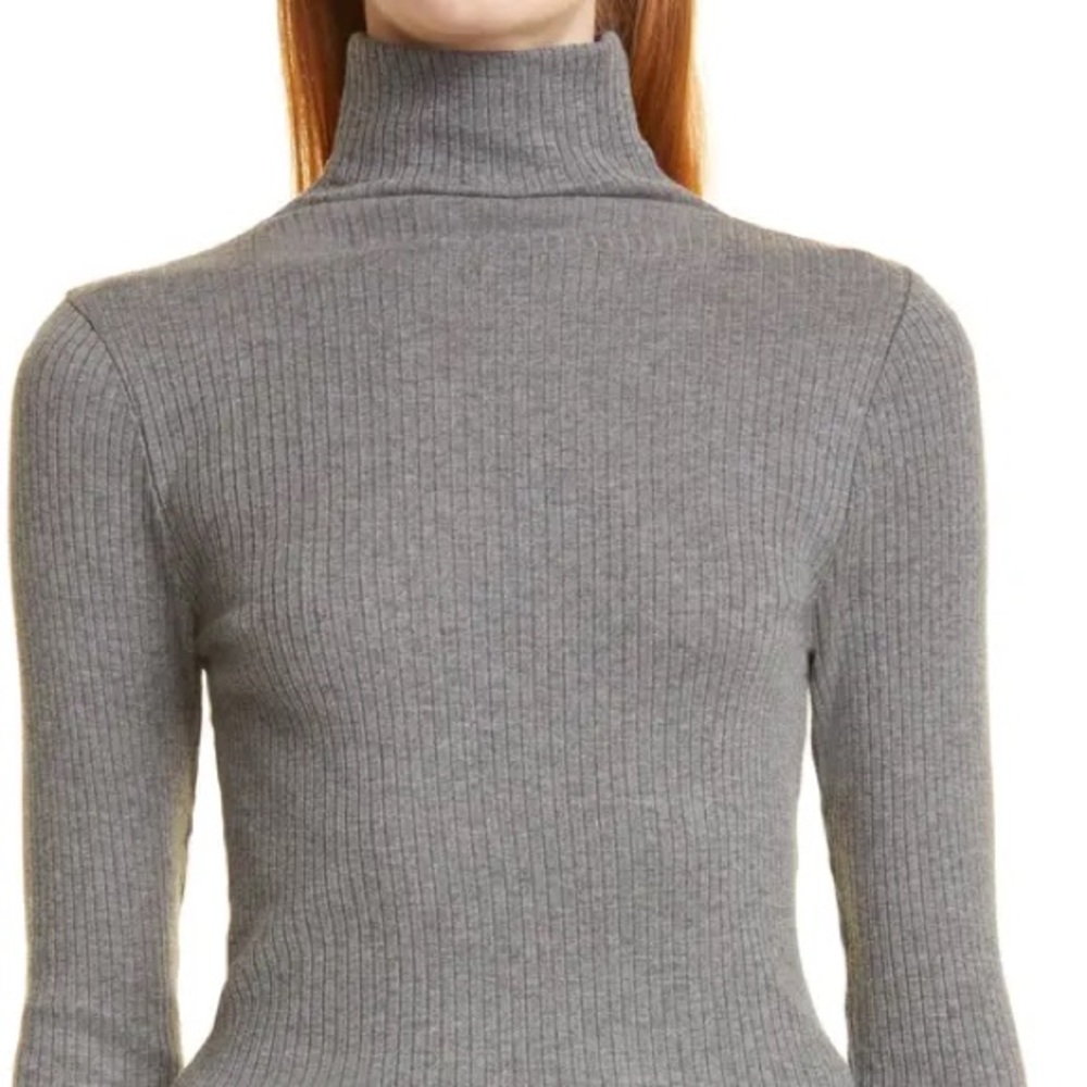 Club Monaco ribbed turtleneck shirt